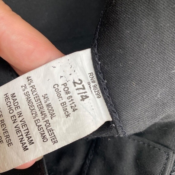 Level 99 Womens Size 27 Coated Black Skinny Jeans Leather Look‎ Bikercore Baddie - Picture 4 of 10